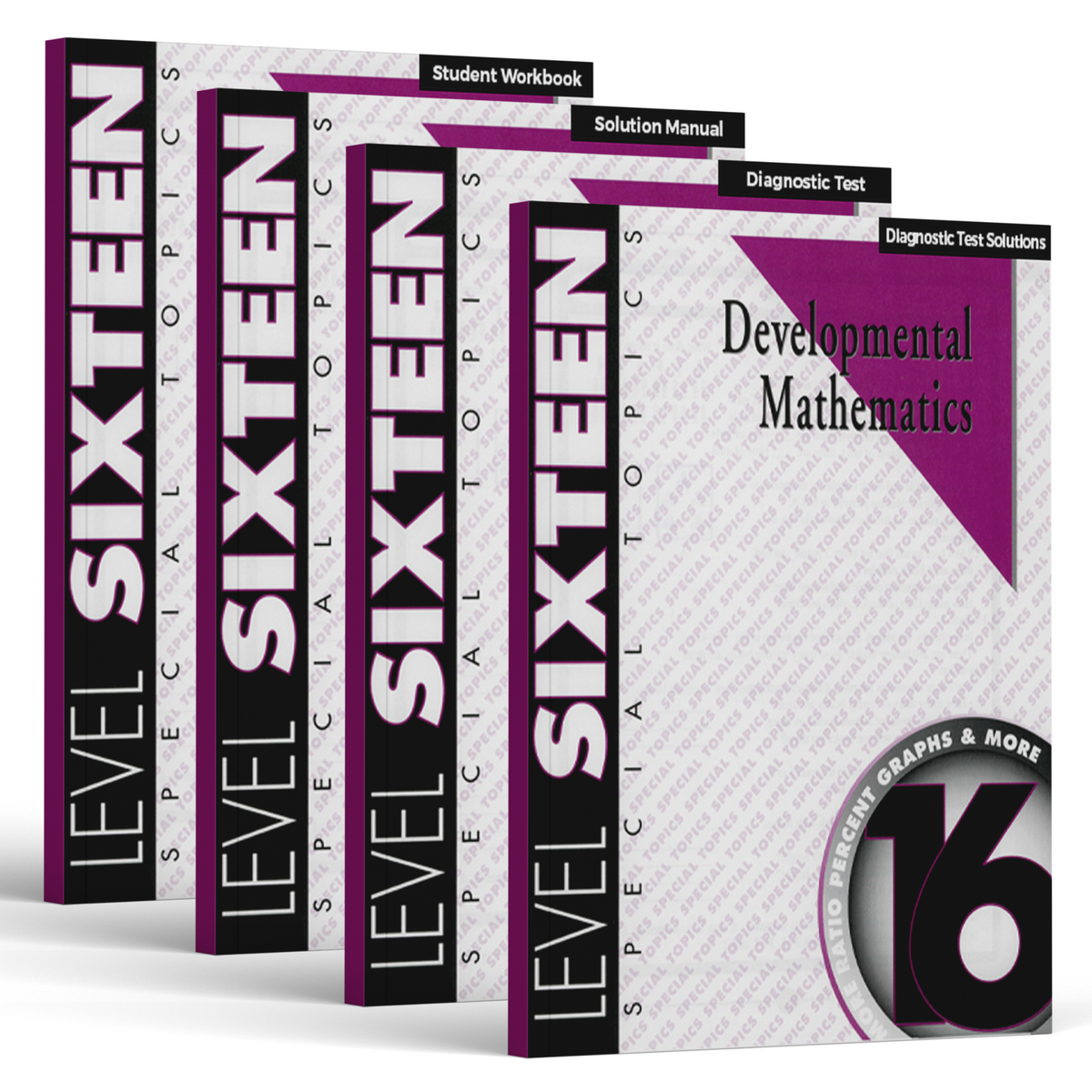 Developmental Mathematics: Level 16 E-Book Set | 7th Grade - 8th Grade Math Curriculum | Special Topics: Ratios, Percent Graphs & More (12 Month Access)