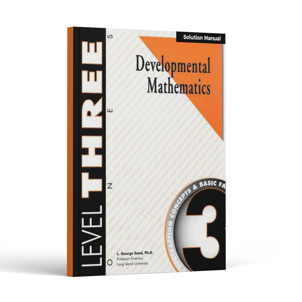 Developmental Mathematics: Level 3 Solution Manual | 3rd Grade Math Curriculum | Ones: Subtraction Concepts and Basic Facts (18 Month Access)